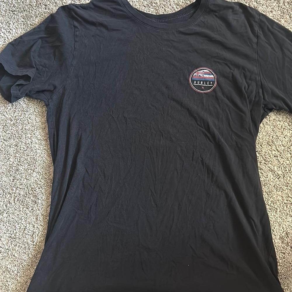 Hurley tee, men’s large, black